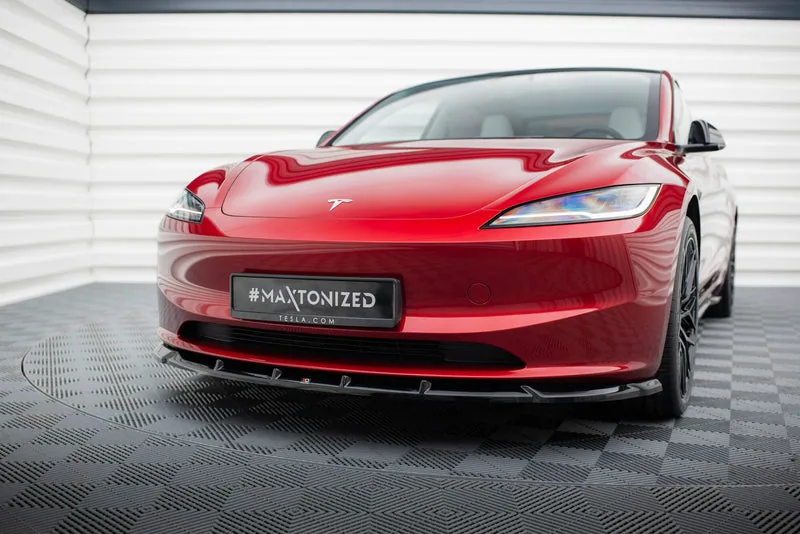 Передний сплиттер V.2 — Tesla Model 3 Project Highland(Facelift) (2023–)