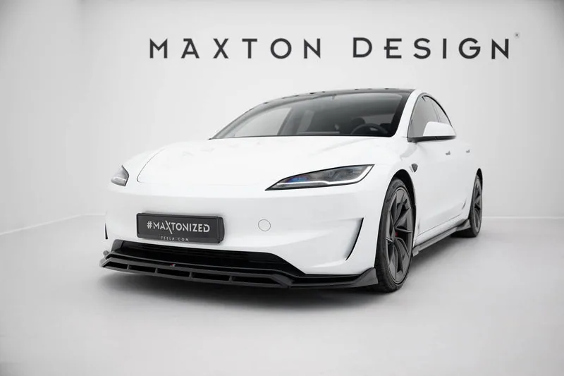 Передний сплиттер V.1 — Tesla Model 3 Performance Mk1 Facelift (2023–)