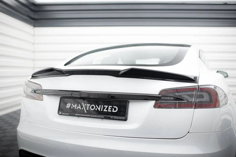Spoiler cap 3D — Tesla Model S Plaid Mk1 Facelift (2021–)