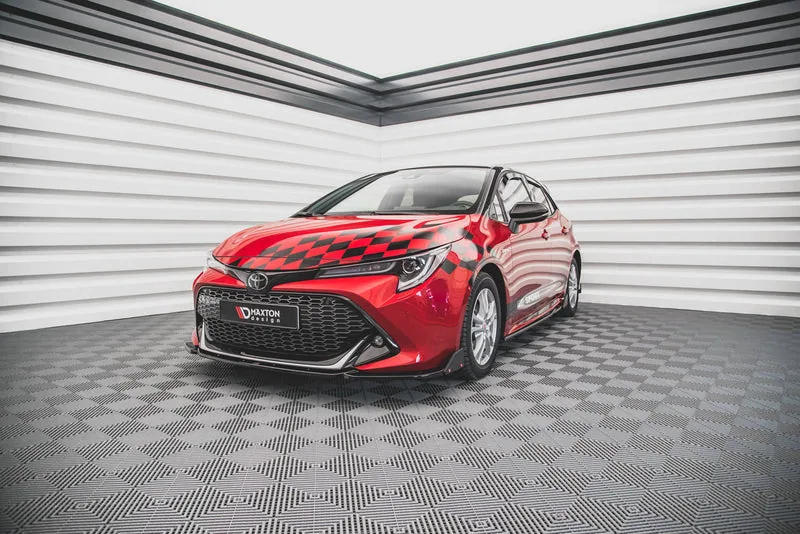 Передний сплиттер V.1 + накладки — Toyota Corolla GR Sport Mk.12 (2019–2023)
