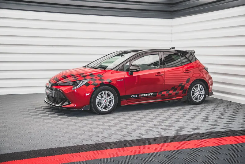 Side skirts V.1 + flaps — Toyota Corolla GR Sport Hatchback Mk12 (2019–2023)