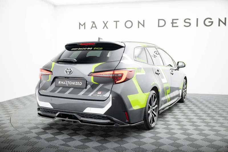 Задний сплиттер с вертикальными рёбрами — Toyota Corolla GR Sport Touring Sports Mk12 (2019–2023)