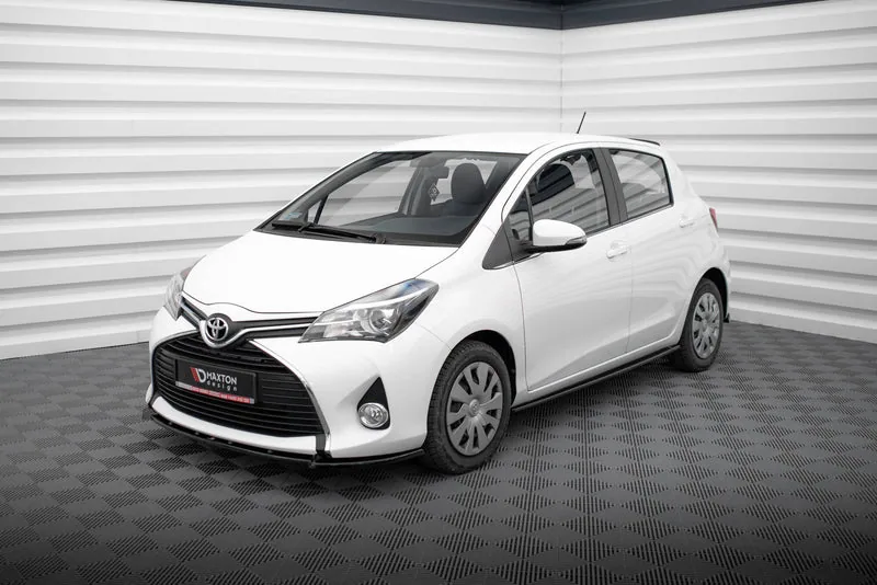 Передний сплиттер — Toyota Yaris Mk3 Facelift (2014–2017)