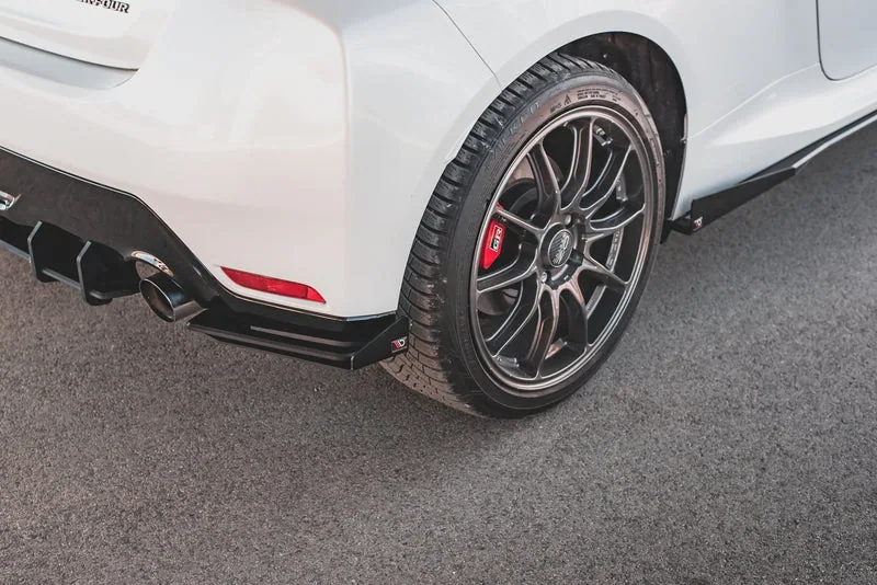 Rear side splitters Street Pro + flaps — Toyota GR Yaris Mk4 (2020–)