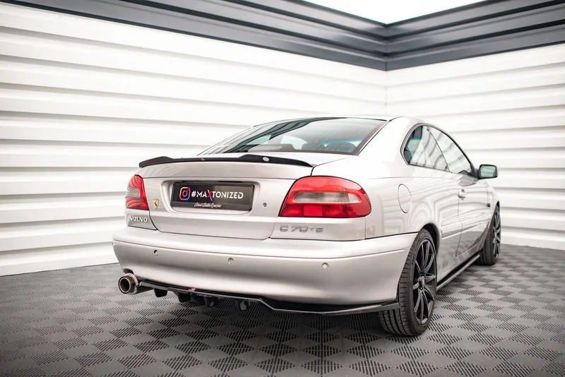 Задние боковые сплиттеры с вертикальными рёбрами — Volvo C70 Mk1 (1997–2005)
