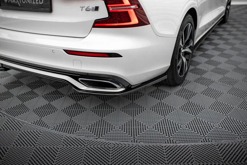 Rear side splitters — Volvo S60/V60 R-Design Mk3 (2018–)