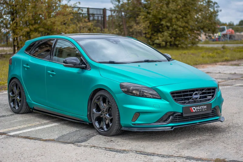 Передний сплиттер — Volvo V40 R-design (2012–2019)