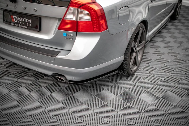 Задние боковые сплиттеры — Volvo V70 Mk3 (2007–2013)