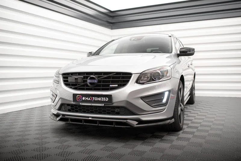 Передний сплиттер — Volvo XC60 R-Design Mk1 Facelift (2013–2017)