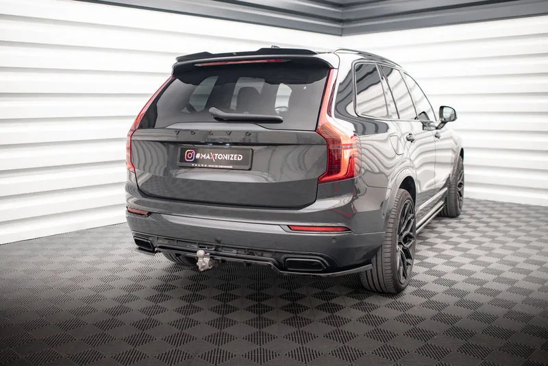 Rear splitter with vertical bars — Volvo XC90 R-Design Mk2 / Mk2 Facelift (2019–)