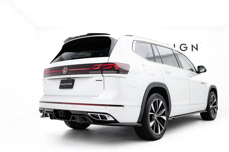 Rear splitter with vertical bars — Volkswagen Atlas R-Line Mk1 Facelift 2 (2023–)
