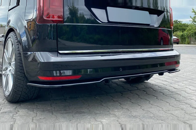 Задний сплиттер с вертикальными рёбрами — Volkswagen Caddy Mk. 4 (2015–2020)