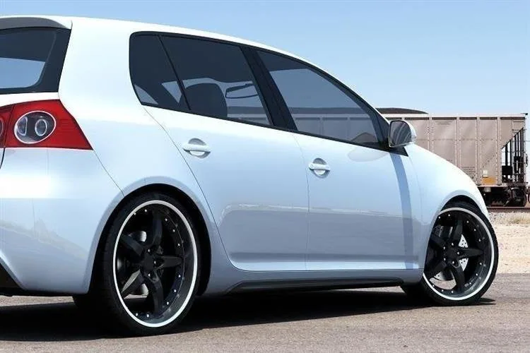 Side skirts — Volkswagen Golf Mk5 Mk6 GTI look ABS plastic (2003–2009)