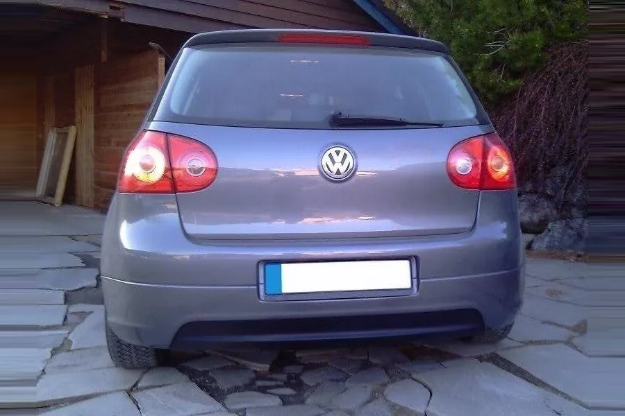 Rear valance — Volkswagen Golf Mk5 GTI Edition 30 (without Exhaust hole, for standard exhaust) (2003–2009)