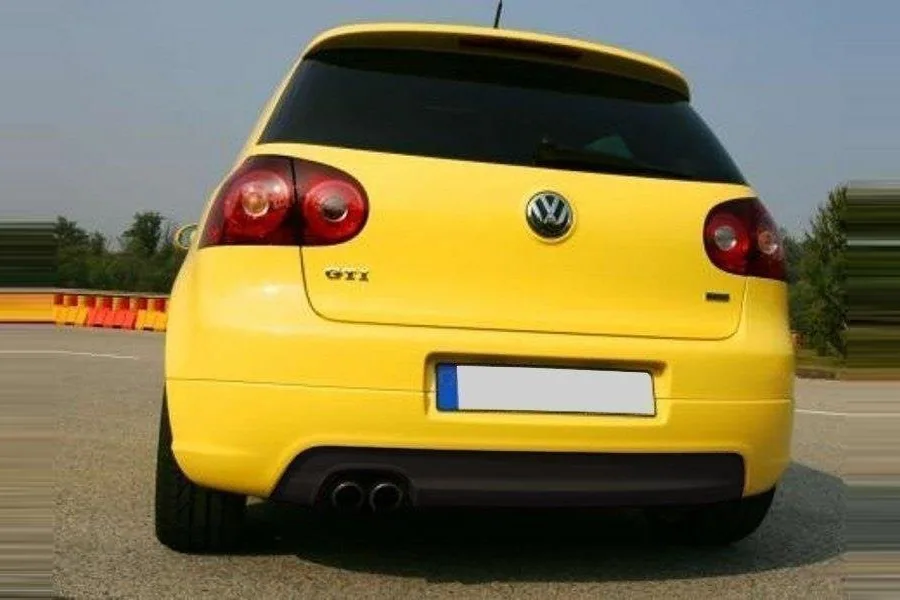 Tagumine difuusor — Volkswagen Golf Mk5 GTI Edition 30 (with 1 Exhaust hole, for GTI exhaust) (2003–2009)