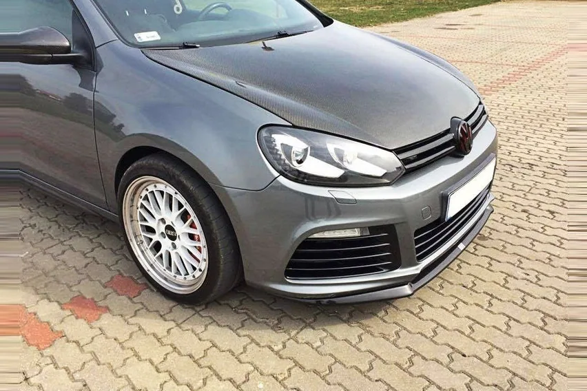 Front splitter — Volkswagen Golf Mk6 R Cupra LOOK (2008–2012)