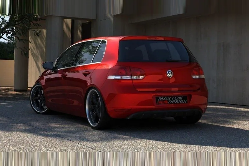 Задний диффузор — Volkswagen Golf Mk6 WITHOUT Exhaust HOLE (2008–2012)