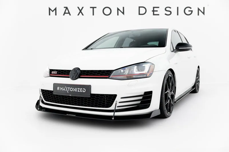 Передний сплиттер — Volkswagen Golf GTI / GTD Mk7 (2013–2016)