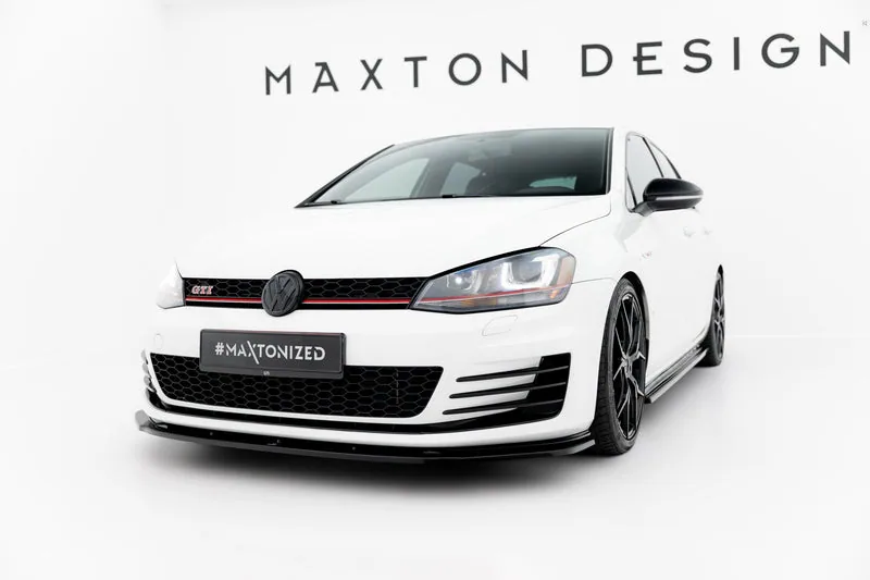 Передний сплиттер V.1 — Volkswagen Golf GTI / GTD Mk7 (2013–2016)