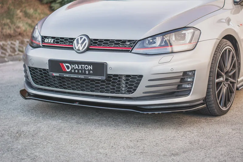 Передний сплиттер V.2 — Volkswagen Golf GTI / GTD Mk7 (2013–2016)