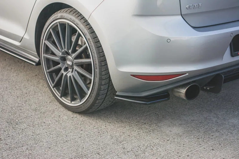 Задние боковые сплиттеры V.2 — Volkswagen Golf Mk7 GTI (2013–2016)