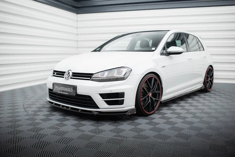 Esisplitter V.5 + tiivakesed — Volkswagen Golf R / R-Line Mk7 (2013–2016)