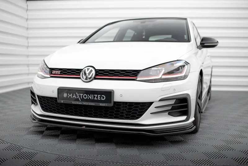 Передний сплиттер V.2 — Volkswagen Golf GTI / GTD Mk7 Facelift (2016–2020)