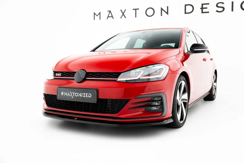 Передний сплиттер V.3 — Volkswagen Golf GTI / GTD Mk7 Facelift (2016–2020)