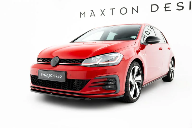 Передний сплиттер V.5 — Volkswagen Golf GTI / GTD Mk7 Facelift (2016–2020)