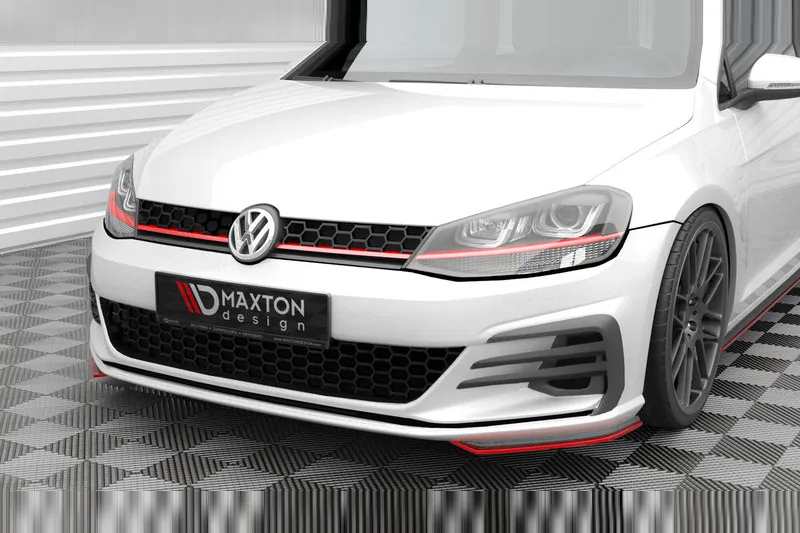 Передний сплиттер — Volkswagen Golf GTI / GTD Mk7 Facelift (2016–2020)