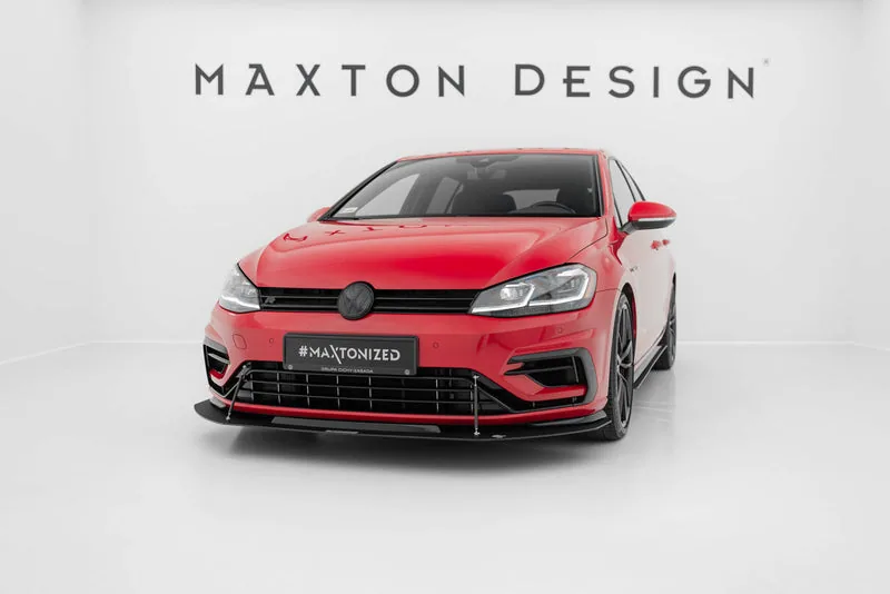 Передний сплиттер — Volkswagen Golf Mk7 R / R-Line Facelift (2016–2020)