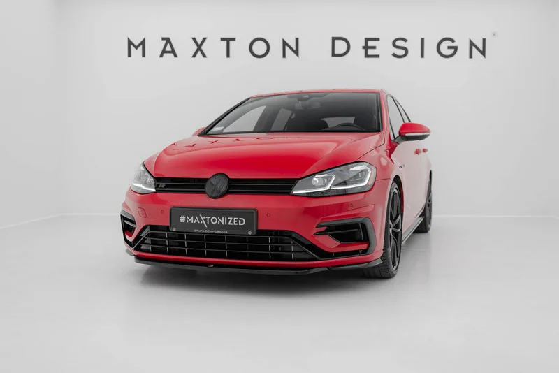 Передний сплиттер V.5 — Volkswagen Golf R / R-Line Mk7 Facelift (2016–2020)