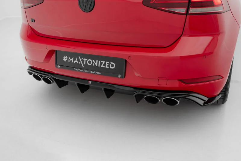 Задний диффузор V.3 — Volkswagen Golf R Mk7 Facelift (2016–2020)