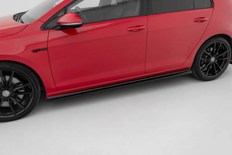 Side skirts V.4 — Volkswagen Golf R / R-Line Mk7 Facelift (2016–2020)