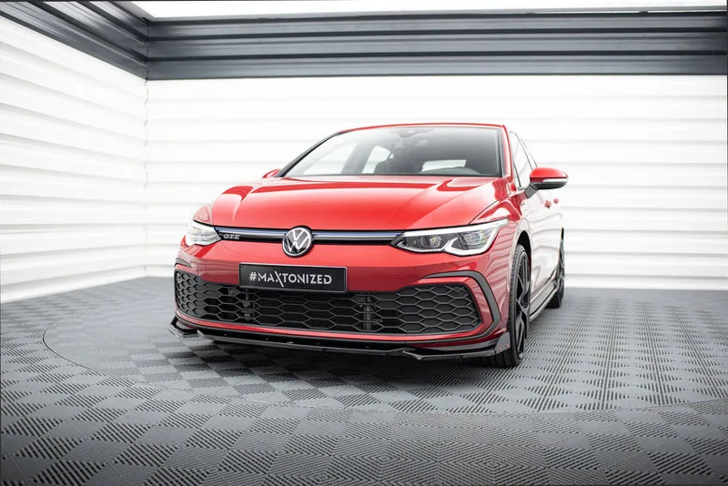 Esisplitter V.2 + tiivakesed — Volkswagen Golf GTI / GTE / GTD / R-Line Mk8 (2019–)