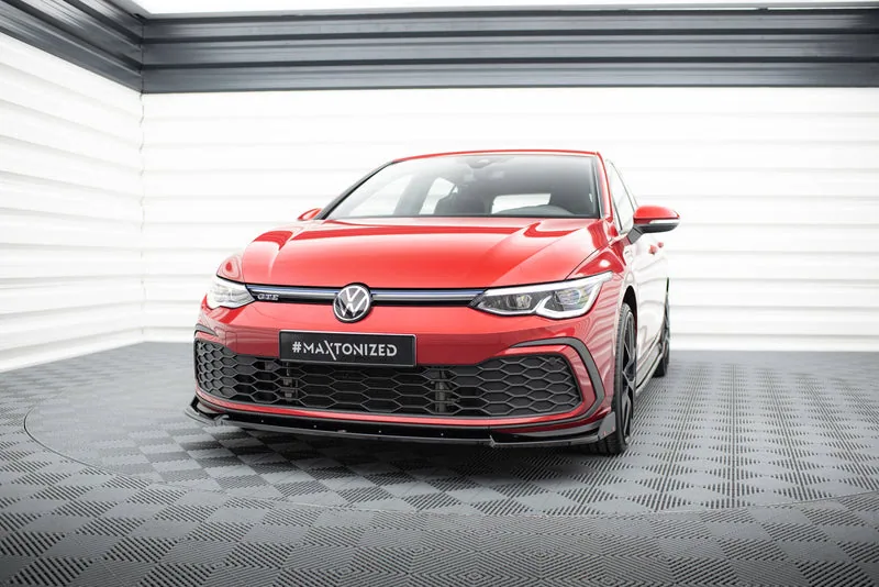 Esisplitter V.3 + tiivakesed — Volkswagen Golf GTI / GTE / GTD / R-Line Mk8 (2019–)