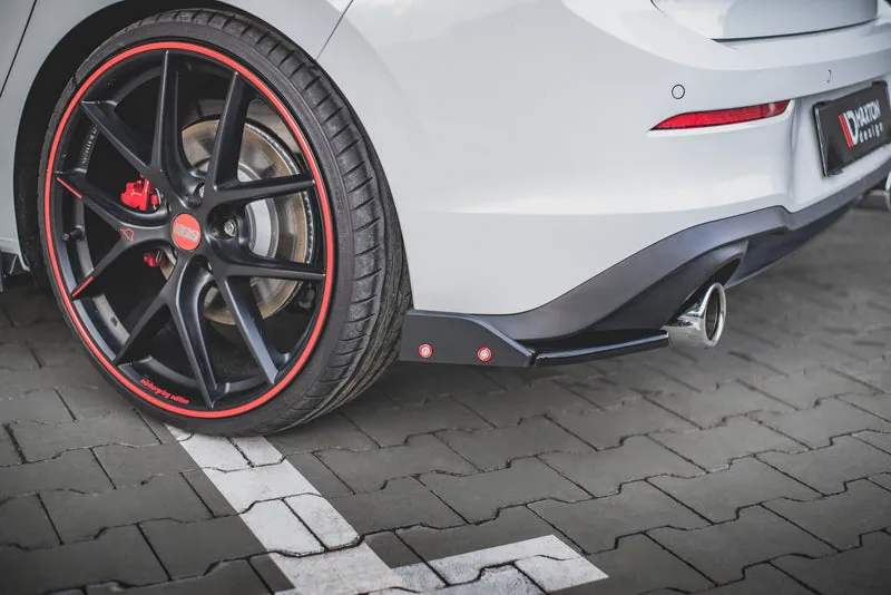 Задние боковые сплиттеры V.2 + накладки — Volkswagen Golf GTI / GTE Mk8 (2020–)