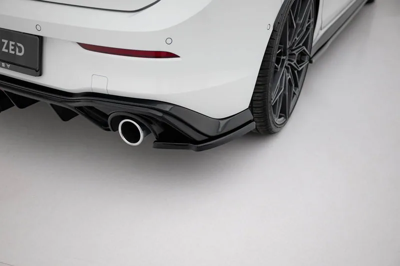 Tagumised küljesplitterid V.3 — Volkswagen Golf GTI Mk8  Fits only with :  VW-GO-8-GTI-RS2G (2019–)