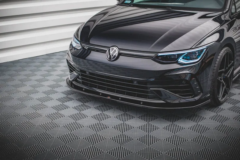 Передний сплиттер V.1 — Volkswagen Golf R Hatchback / Variant Mk8 (2020–2024)