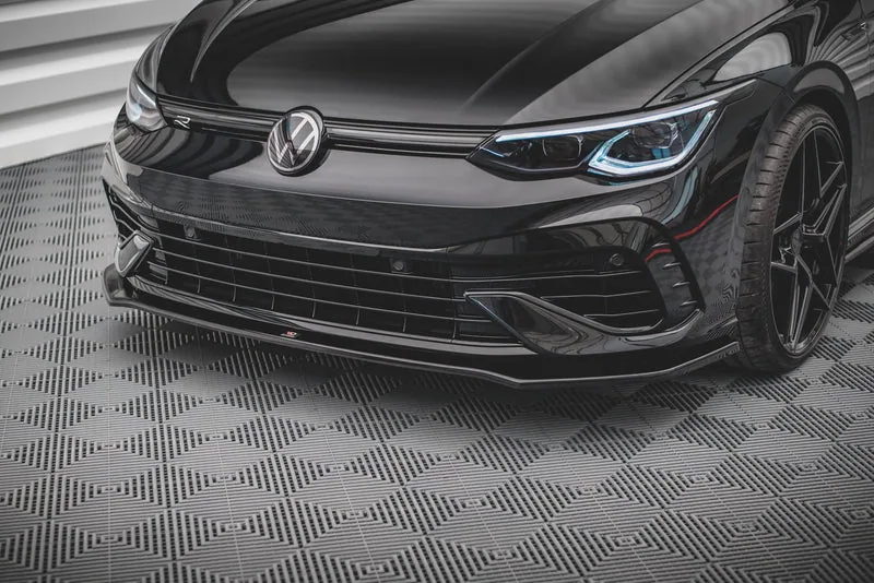 Передний сплиттер V.3 — Volkswagen Golf R Hatchback / Variant Mk8 (2020–2024)