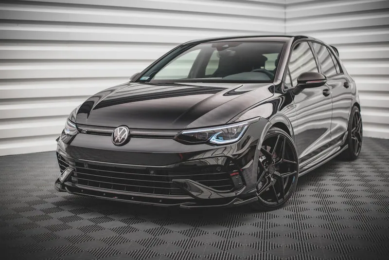 Передний сплиттер V.4 — Volkswagen Golf R Hatchback / Variant Mk8 (2020–2024)
