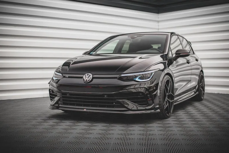 Передний сплиттер V.5 — Volkswagen Golf R Hatchback / Variant Mk8 (2020–2024)