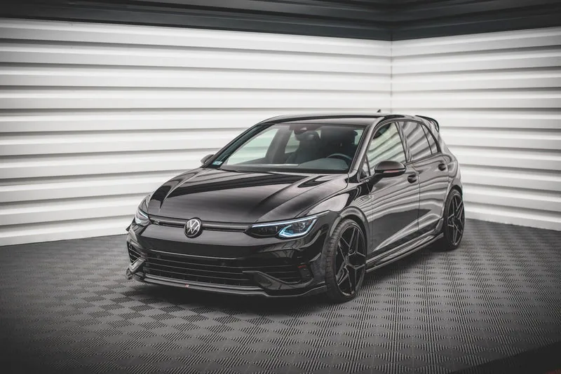 Передний сплиттер V.6 — Volkswagen Golf R Hatchback / Variant Mk8 (2020–2024)