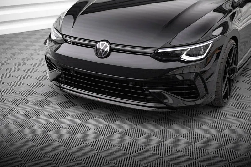 Передний сплиттер V.7 — Volkswagen Golf R Hatchback / Variant Mk8 (2020–2024)