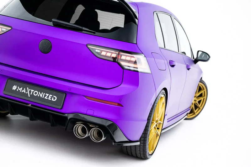 Rear side splitters V.3 — Volkswagen Golf R Hatchback Mk8 Facelift Fits only with : VW-GO-8-R-RS1. (2024–)