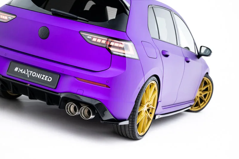 Задние боковые сплиттеры V.6 — Volkswagen Golf R Hatchback Mk8 Facelift (2024–)