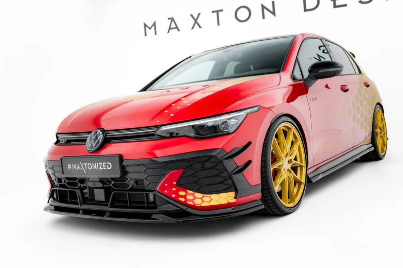 Front splitter V.1 — Volkswagen Golf GTI Clubsport Mk8 Facelift (2024–)