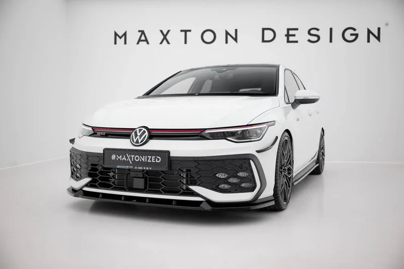 Front splitter V.2 — Volkswagen Golf GTI / GTE / R-Line Mk8 Facelift (2024–)