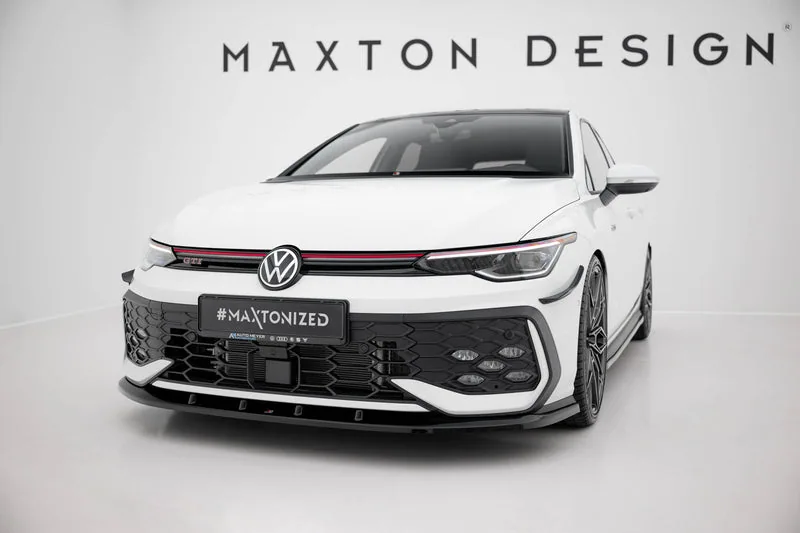Front splitter V.5 — Volkswagen Golf GTI / GTE / R-Line Mk8 Facelift (2024–)