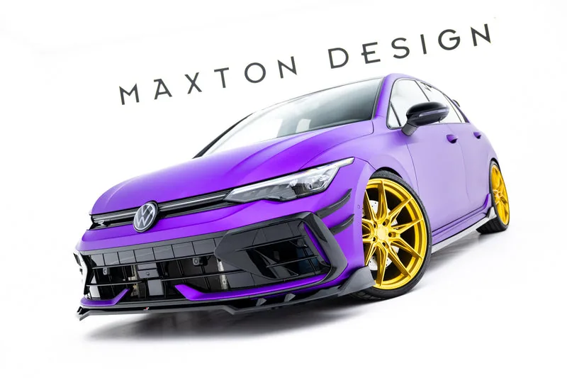 Передний сплиттер V.1 — Volkswagen Golf R Hatchback Mk8 Facelift (2024–)